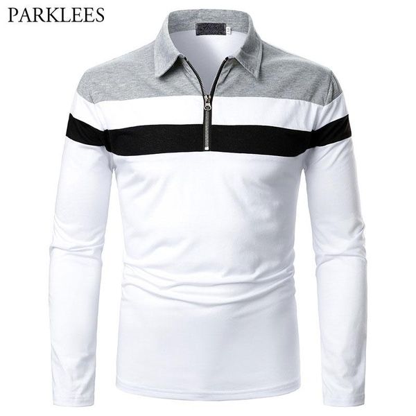 

white shirt mens 2021 brand new patchwork mens homme casual slim fit long sleeve camisas de hombre male xxl, White;black