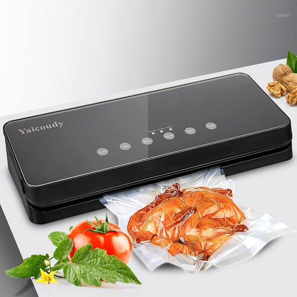 

vacuum food sealing machine portable sealer with bags 10pcs packaging machine1