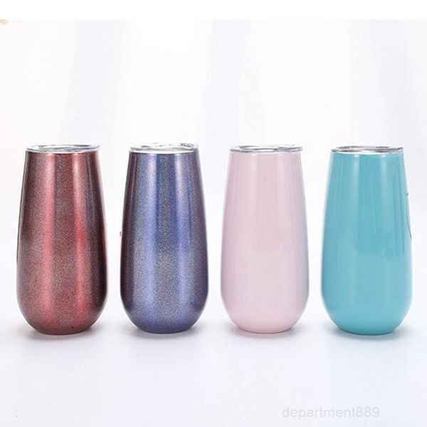 

eggshell tumblers double layer stainless steel vacuum cups ice bully big belly water bottle u-shaped beer red wine mugs drinkware dhd1181