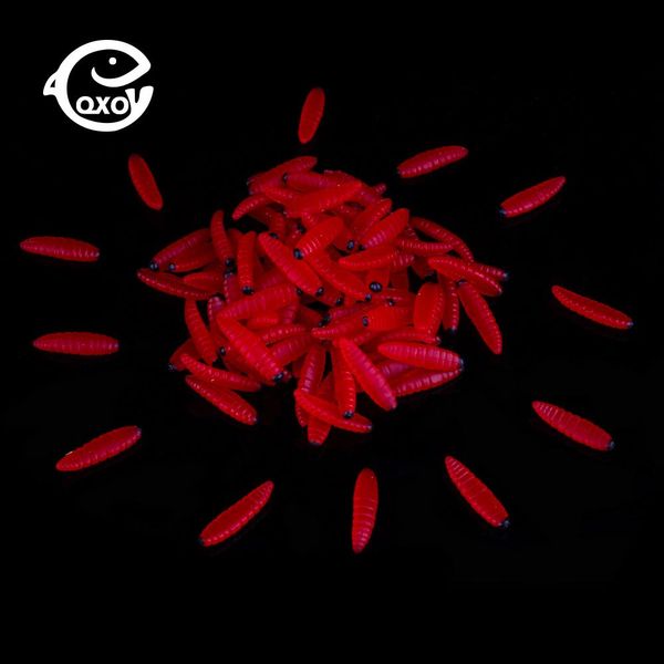 

qxo 2.5см 30 шт. / лот мягкие приманки искусственная приманка зимняя рыбалка силиконовая светящаяся приманка льда pva swimbait wobblers для