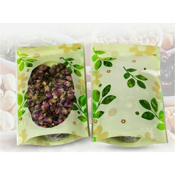 

green printing lovely plastic bag food storage bag plastic packaging bag zipper snacks jllfge bdebag