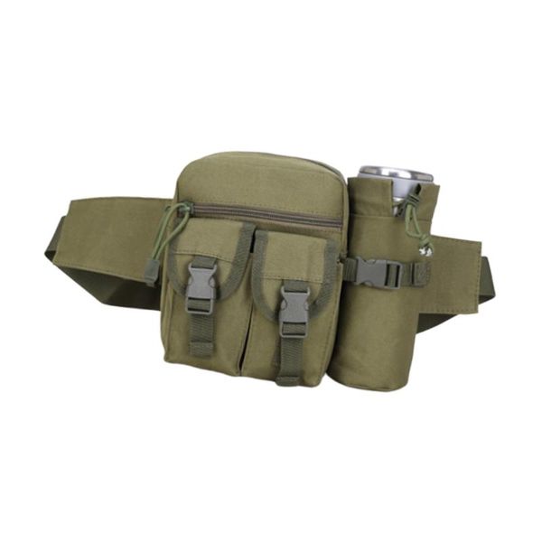

outdoor bags sports waist bag multifunction pouch fanny pack travel (green)