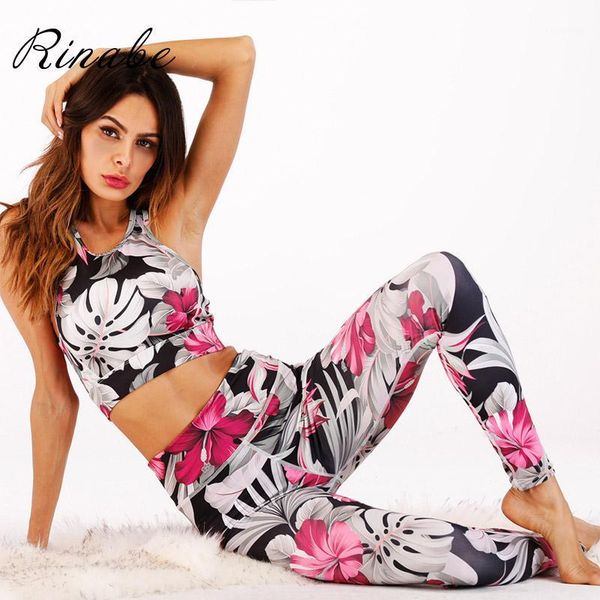 

yoga outfits rinabe tracksuit wome clothing hollow out sports bra workout set suit leggings spoetswear 2 piece women gym wear1, White;red