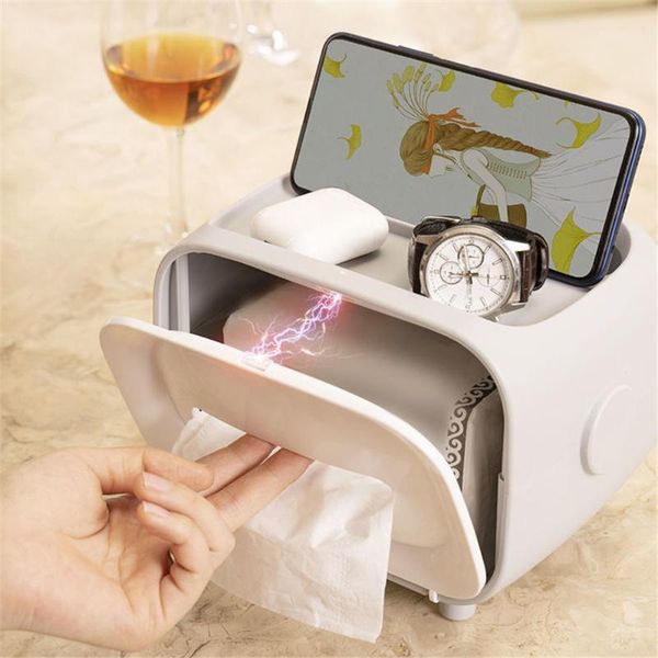

2pc multifunctional desktissue box paper rack table accessories facial case holder for home office ktv l car office shop1