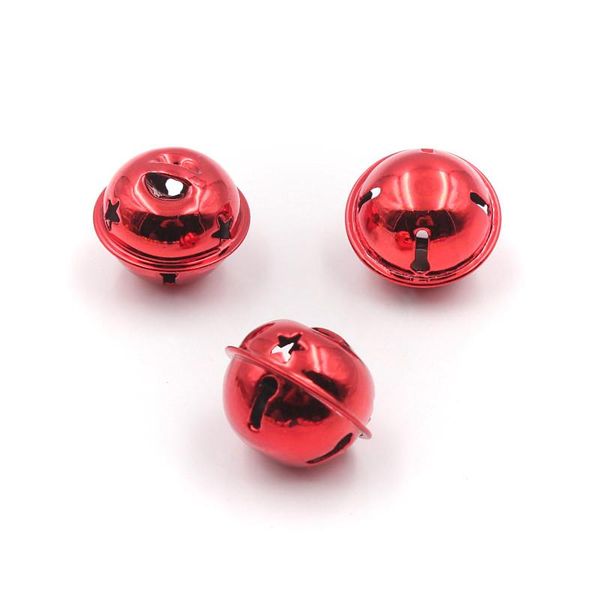 

24pcs 24mm красивые рождественские колокола шариков jingle bells christmas party украшения подвески diy crafts ручной работы аксессуары bbyp