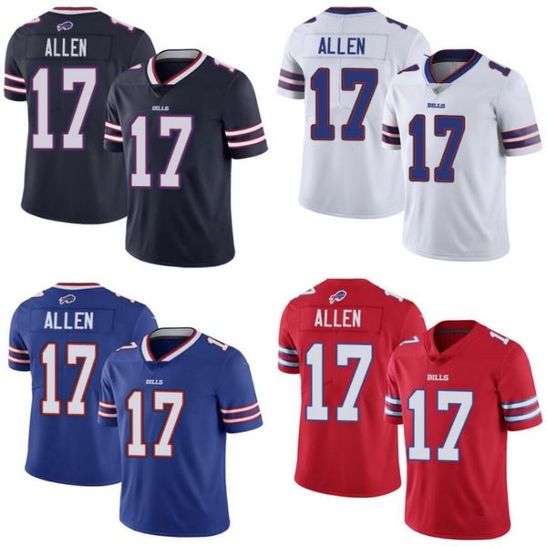 

buffalo bills men #17 josh allen women youth nfl vapor untouchable limited jersey, Black;red