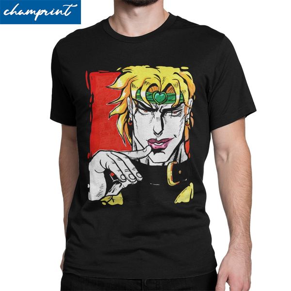 

men dio brando jojos bizarre adventure anime jjba ga fun short sleeve round neck tees gift idea hooded sweatshirt hoodie men t shirt
