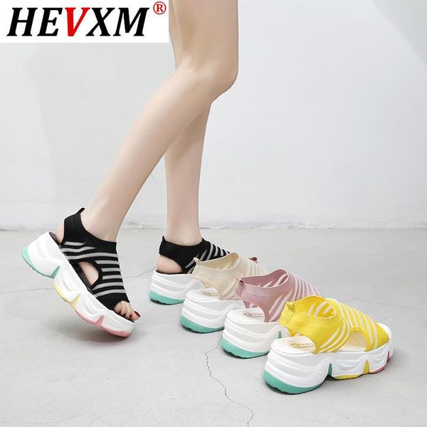 

sandals women fashion thick bottom comfortable heighten wedges shoes flat with summer, Black