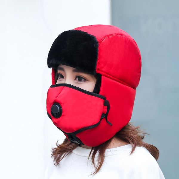 

cokk зима россии hat мужчины fur bomber cap толстые теплый уха protect открытый холодный снег proof ветрозащитный велоспорт женские шапки go, Blue;gray