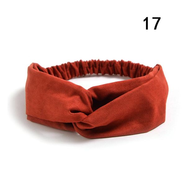 

suede twist turban women hair band bows elastic headkerchief sport hairbands head band knot headband for girls headwear headwrap q wmtmsa