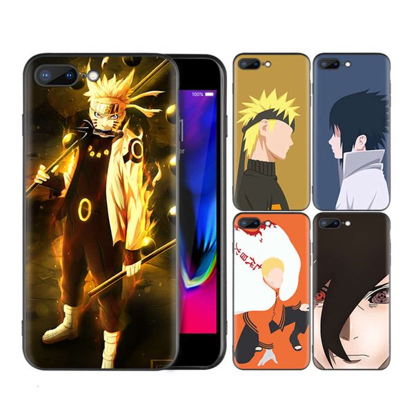 

qaanime naruto print soft tpu silicon phone case for vip case 7/8 xs 11 se2020 rounded rectangle phone shelllk