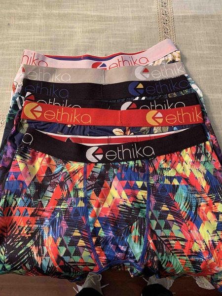 

random styles new man boxer shorts underpants ethika soft comfortable fashion elastic quick dry boxer underwear for men 281