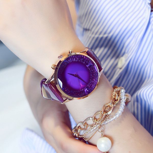 

modern fashion watch female large dial quartz wrist watch ladies casual wristwatchs waterproof wrist watchs fashion large dial rhinestone s, Slivery;brown