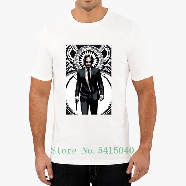 

john wick men white t shirt summer sleeve homme man's t shirt harajuku funny t shirts streetwear tee shirt sport hooded sweatshirt hood