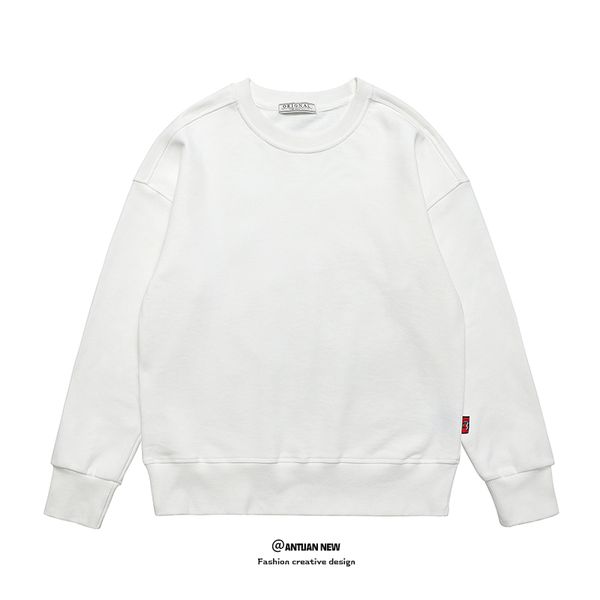 

spring and autumn mens' fashion brief hoodies sweatshirts men women 100% cotton round collar hoodies pullover s-3xl, Black