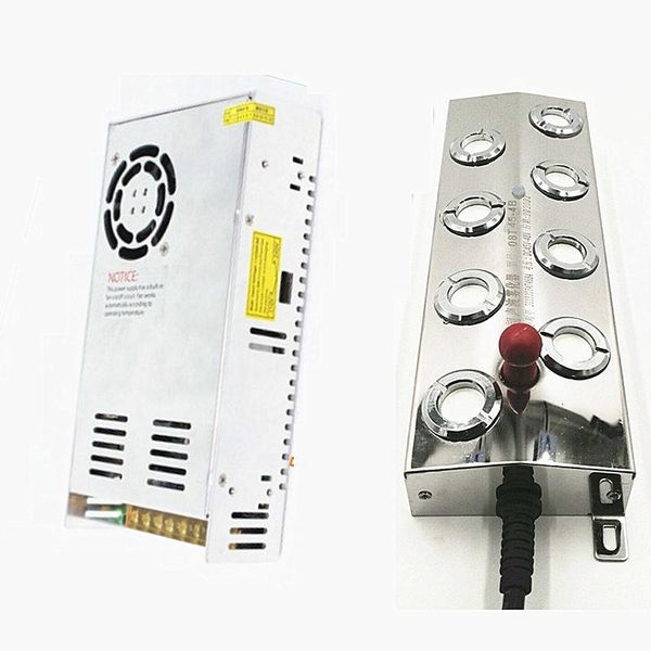 

dc48v 4000ml/h ultrasonic atomizer industrial humidifier fog machine mist maker fogger 8 head with 110v 220v power supply