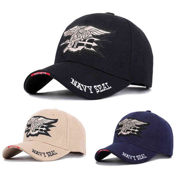 

ball caps new badge embroidery baseball cap navy seal casual hat spring man woman cotton adjustable dad hat male trucker 0214, Blue;gray