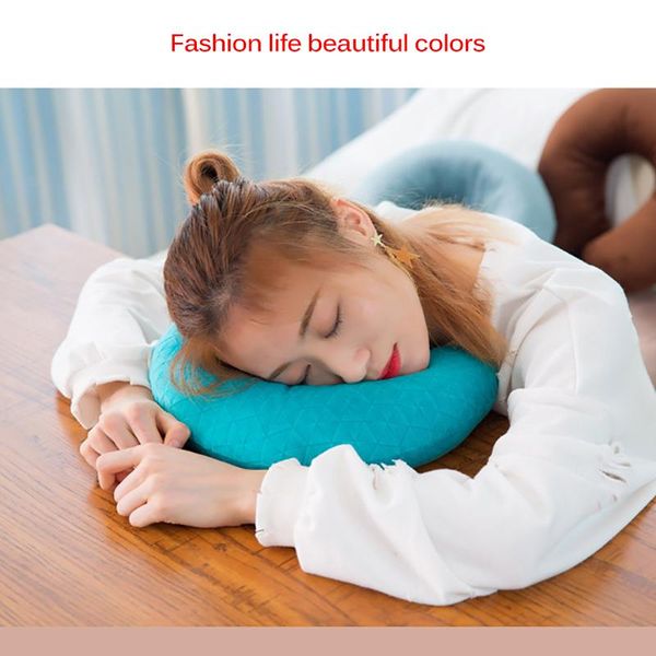 

u shaped memory velvet neck pillows soft slow rebound space travel pillow solid neck cervical healthcare bedding drop shipping