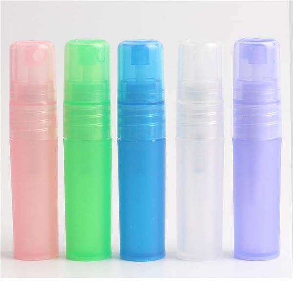 

wholesale 100pcs / lot 3 ml plastic mini botella perfume bottle empty spray bottle cosmetic lotion sample c bbyysx