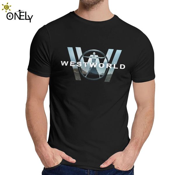 

sport round collar westworld t shirt crazy slim tee