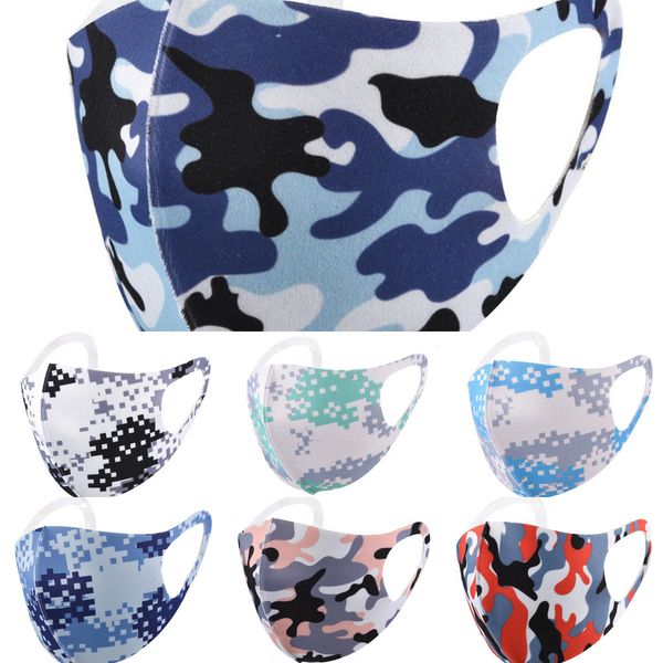 

ufun7party camouflage face mouth mask protection cotton washable anti-dust breathable outdoor cyling bicycle masks 9