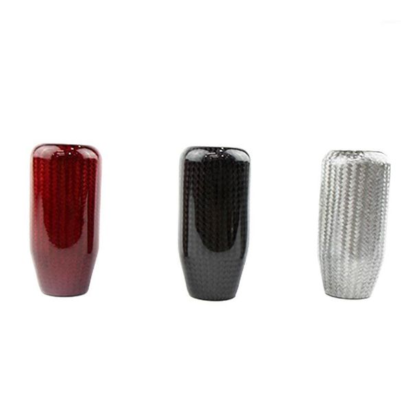 

shift knob car modification parts universal carbon fiber shifting lever ball shape1