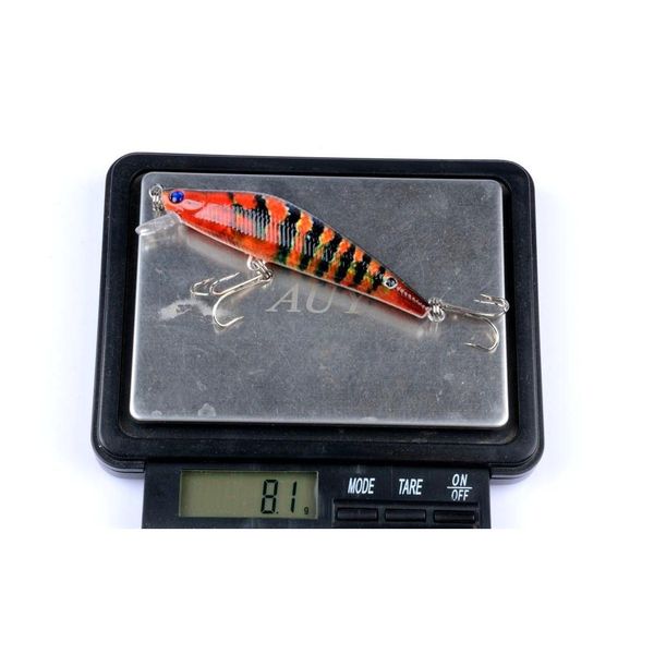 

2017 new lifelike colorful ps painted crank artificial bait 8cm 8.2g freshwater fishing bbyclx bdepack2001