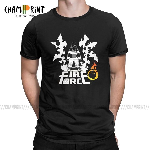 

novelty fire force pure firefighter hero enen no shouboutai anime short sleeve tees 6xl clothing sport hooded sweatshirt hoodie men t shirt
