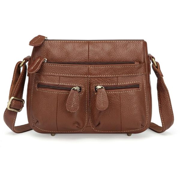 

women's over-the-shoulder bag genuine leather bags female small shoulder bags vintage crossbody for ladies kl2317