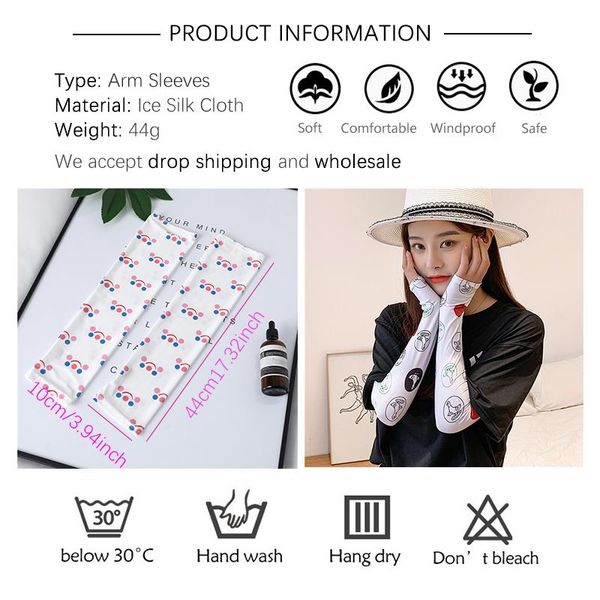 

2020 леди arm рукава перчатки солнцезащитный обертывания ice шелковый дышащий защиты вс подогреватели спорт на открытом воздухе женщины рука, Blue;gray