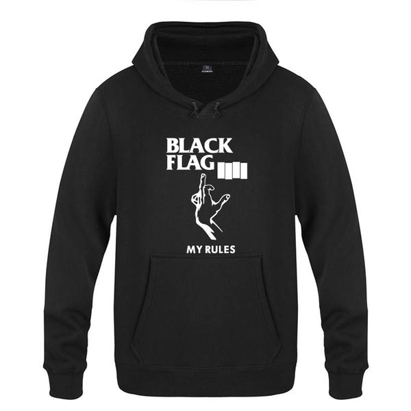 

black flag rock rap music sweatshirts men 2018 mens hooded fleece pullover hoodies sport hooded sweatshirt hoodie
