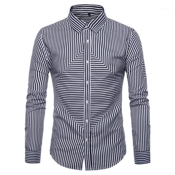 

men's casual shirts quality shirt men striped long sleeves mens dress camisa masculina spring summer brand male 1, White;black