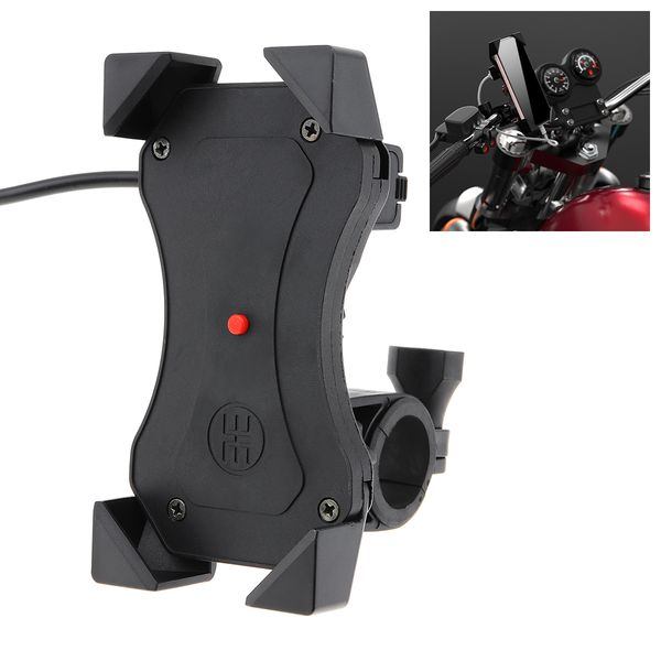 

universal aluminum alloy motorcycle phone support telephone for gps bike handlebar holder hot