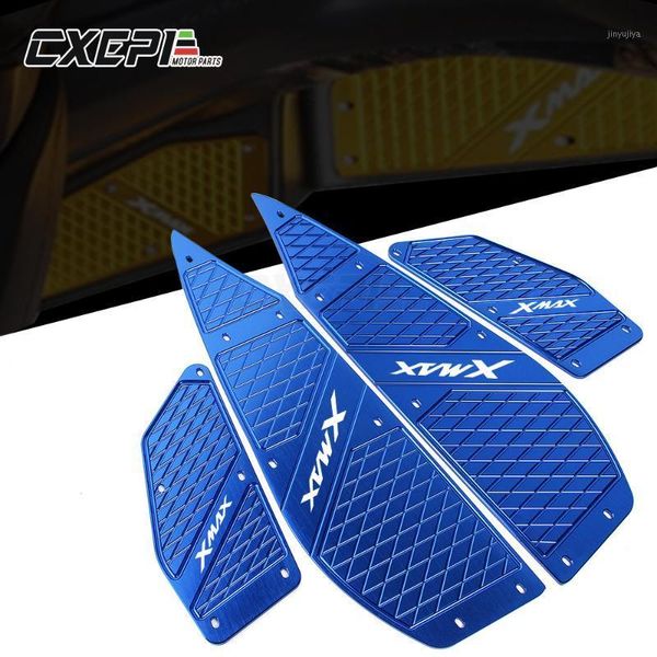 

parts motorcycle cnc aluminium xmax footrest foot pads rest protector modified for 300 xmax300 2021 20211