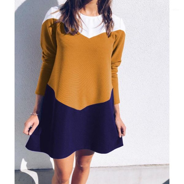 

2018 winter color patchwork sweater dress women o neck long sleeve thick knit mini dress bodycon female slim girl short1, Black;gray