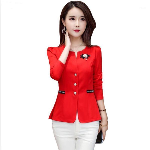 

large size suit women blazers new 2020 suits women blazer spring autumn coat woman jacket short slim coats female jackets black1, White;black