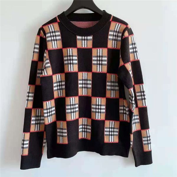 

women designers clothes 2020 women sweaters jacquard cashmere women winter coats long sleeve knitted sweater pullover jumper womens clothes, White;black