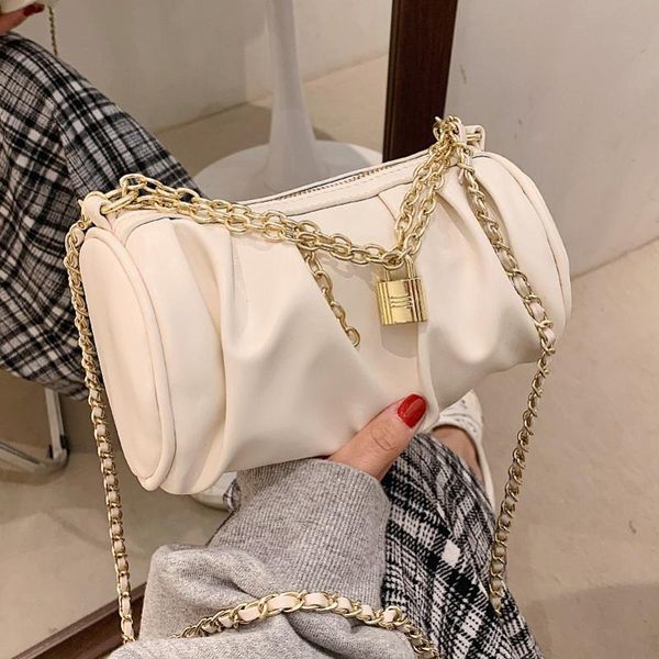 

shoulder bags hand women 2021 latest style messenger bag autumn and winter all-match western chain easy matching handle