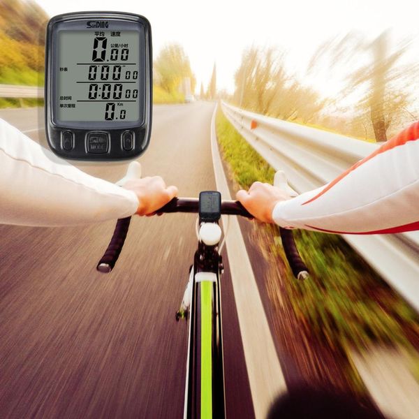 

bicycle code table automatic 1.8inch lcd screen waterproof computer speedometer wired outdoor cycling bike gps accessories