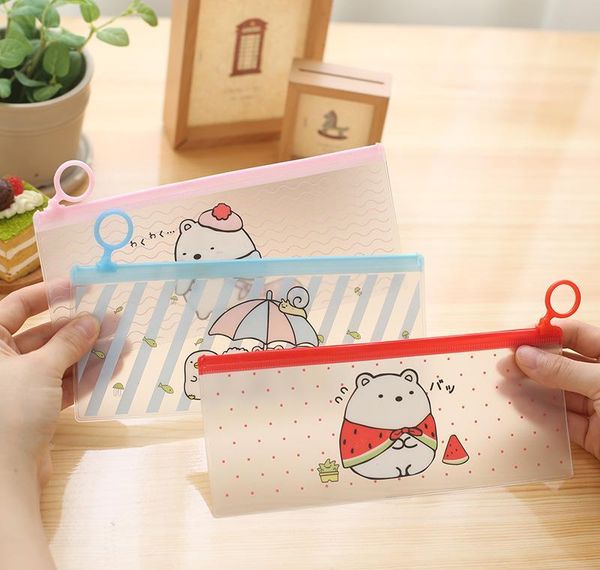 

wholesale- cute cartoon pencil case sealing ring simple creati bbykwj yh_pack