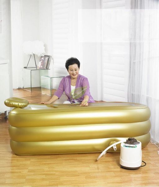 

extra large inflatable bathtub tub grown house bathtub with insulated pillow with electric pump waterproof light
