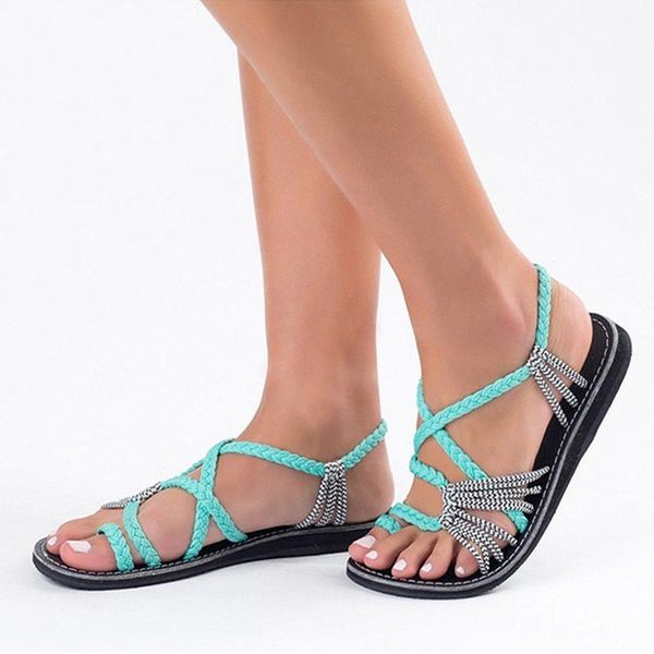 

sandals women flip flop summer 2021 woman cross flats ladies mixed color women's casual female sewing beach shoes plus size 44, Black