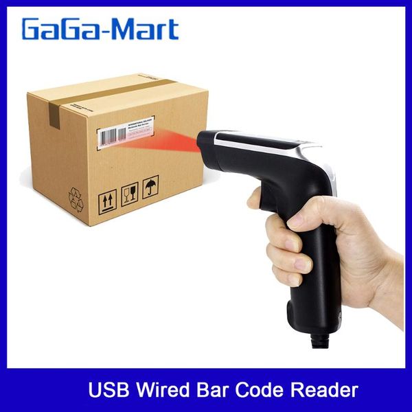 

aibecy handheld 1d barcode scanner usb wired bar code reader support two-way manual/auto continuous scanning for supermarket