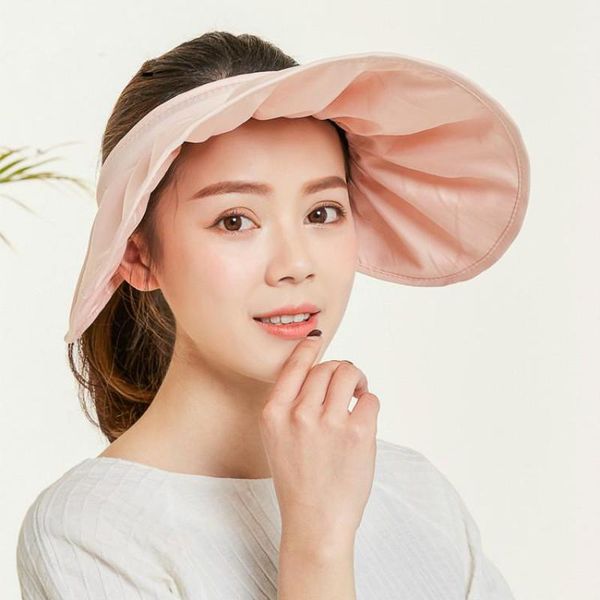 

cokk летние шляпы для женщин вс hat женщины солнцезащитный бич cap visor складная chapeu feminino широкий брим портативный новый тока кпт sq, Blue;gray