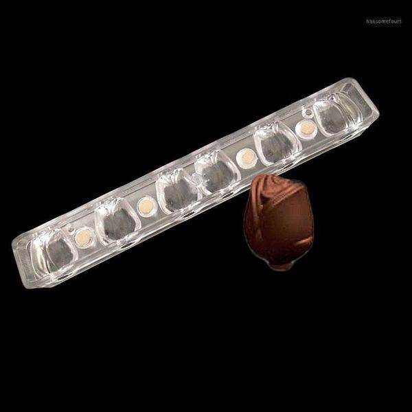 

diy 3 d clear plastic tulip flower rose candy magnet magnetic polycarbonate pc chocolate mold mould1