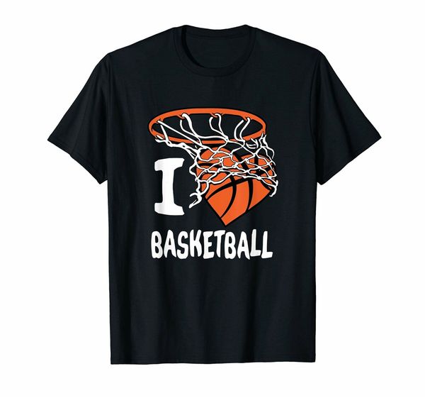 

i love basketball sporty sportaholic funny black t-shirt s-3xl birthday gift tee shirt sport hooded sweatshirt hoodie