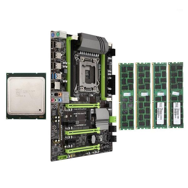 

rams x79 motherboard lga2011 combo with e5 2620 cpu 4-ch 16gb(4x4gb)ddr3 ram 133hz nvme m.2 ssd slot1