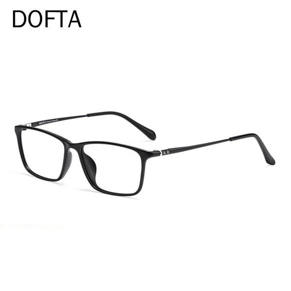 

fashion sunglasses frames dofta optical glasses frame men lightweight tr prescription eyeglasses male myopia eyewear 5305, Black