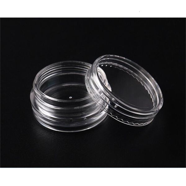 

bottle small round 3g jars pot,clear transparent plastic container for nail art storage c153