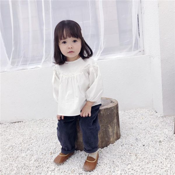 

new fashion solid baby girls clothes cute for girl kids clothes spring autmn 2-6t, Blue;gray